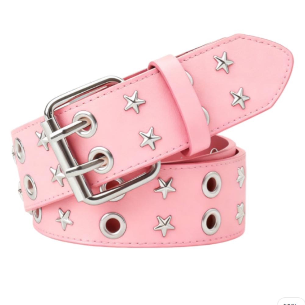 Pu Leather Belt Stylish Double Row Belt Punk Belt Cool For Jeans Concert Party 110cm рожевий
Pu Leather Belt Stylish Double Row Belt Punk Belt Cool For Jeans Concert Party 110cm рожевий