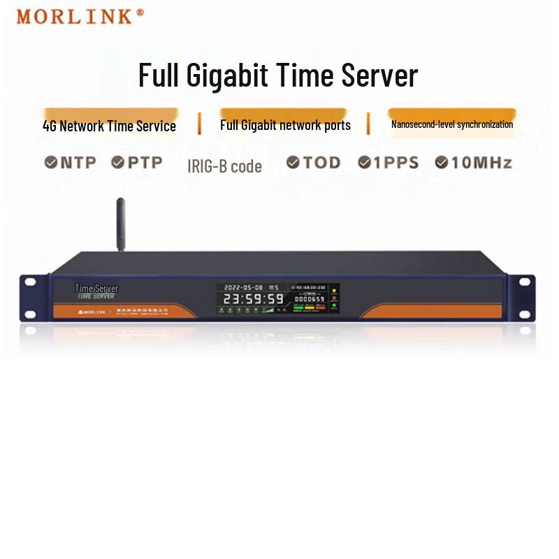 MORLINK Gigabit PTP/NTP GPS Beidou Time Server
MORLINK Gigabit PTP/NTP GPS Beidou Time Server