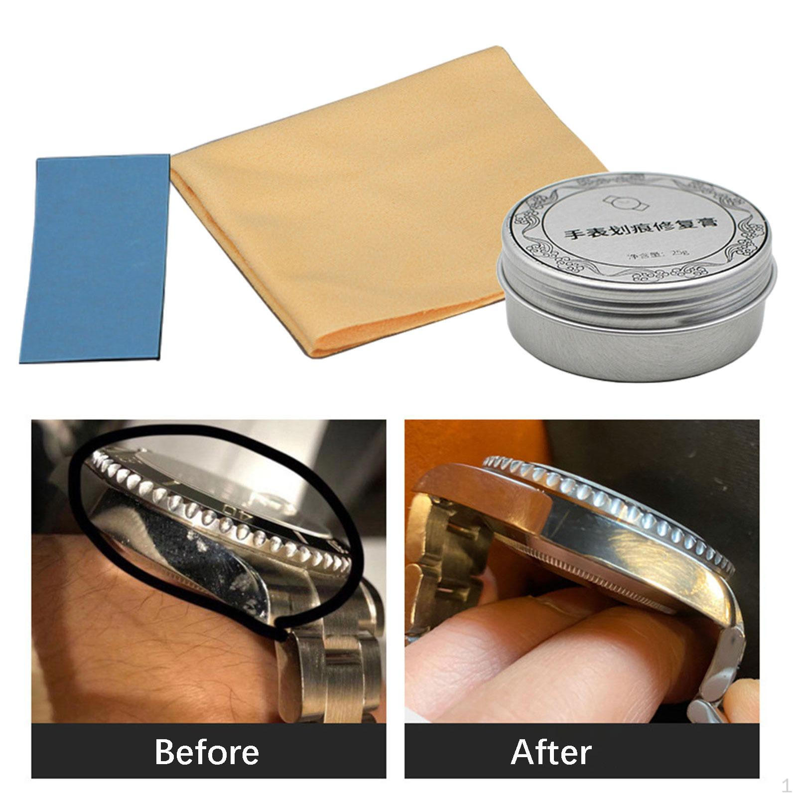 Watch Polishing & Cleaning Kit Jewelry Cleaner Accessories Scratch Repair Cream for Stainless Steel Style A
Watch Polishing & Cleaning Kit Jewelry Cleaner Accessories Scratch Repair Cream for Stainless Steel Style A