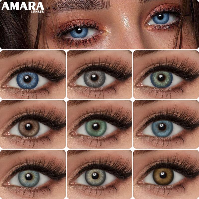 Контактные линзы AMARA, 1 пара цветных контактных линз для цвета глаз, косметические цветные контактные линзы, косметический макияж для глаз, ежегодное использование
Контактные линзы AMARA, 1 пара цветных контактных линз для цвета глаз, косметические цветные контактные линзы, косметический макияж для глаз, ежегодное использование