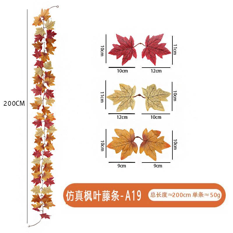 Имитация кленовой лозы Осенняя подвесная лоза Лоза из кленовых листьев Осеннее украшение Семейный рождественский цветочный праздник Праздник урожая
Имитация кленовой лозы Осенняя подвесная лоза Лоза из кленовых листьев Осеннее украшение Семейный рождественский цветочный праздник Праздник урожая