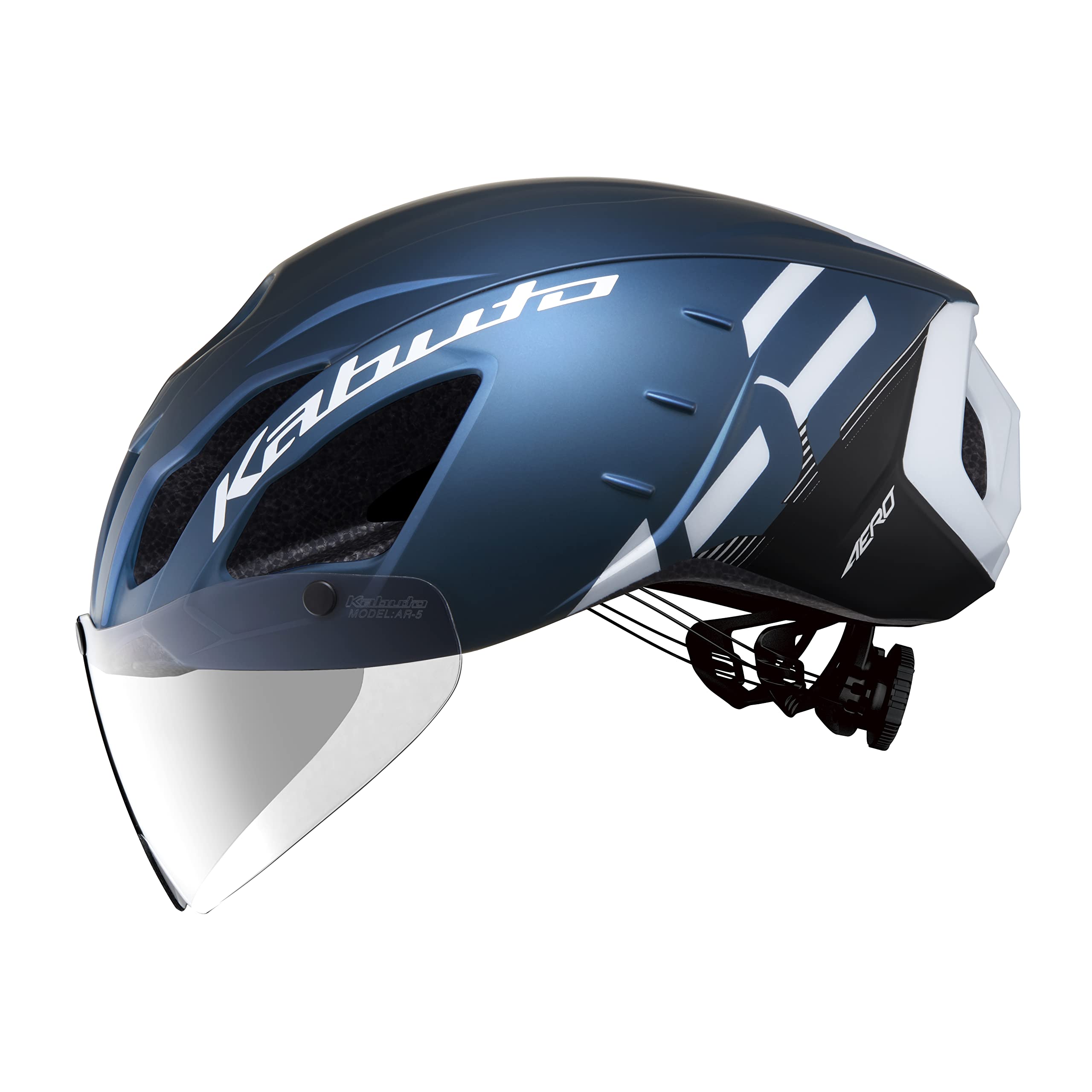 KABUTO Bicycle Matte Navy AERO-R2 Helmet, Size L/XL (59-61cm), Color G-1
KABUTO Bicycle Matte Navy AERO-R2 Helmet, Size L/XL (59-61cm), Color G-1