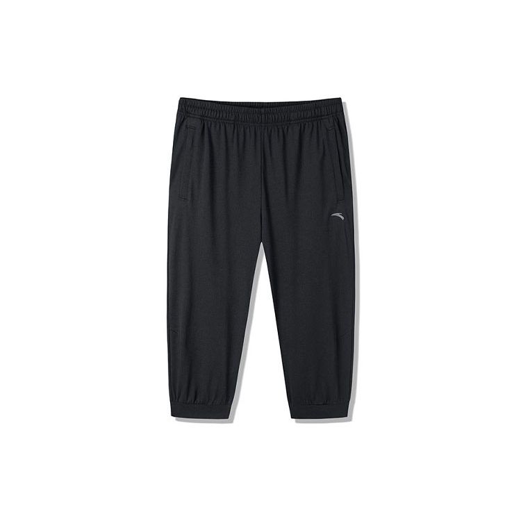 Anta SS22 Pure Color Logo Укороченные вязаные спортивные брюки с логотипом, мужские брюки, черные 952227791-4
Anta SS22 Pure Color Logo Укороченные вязаные спортивные брюки с логотипом, мужские брюки, черные 952227791-4