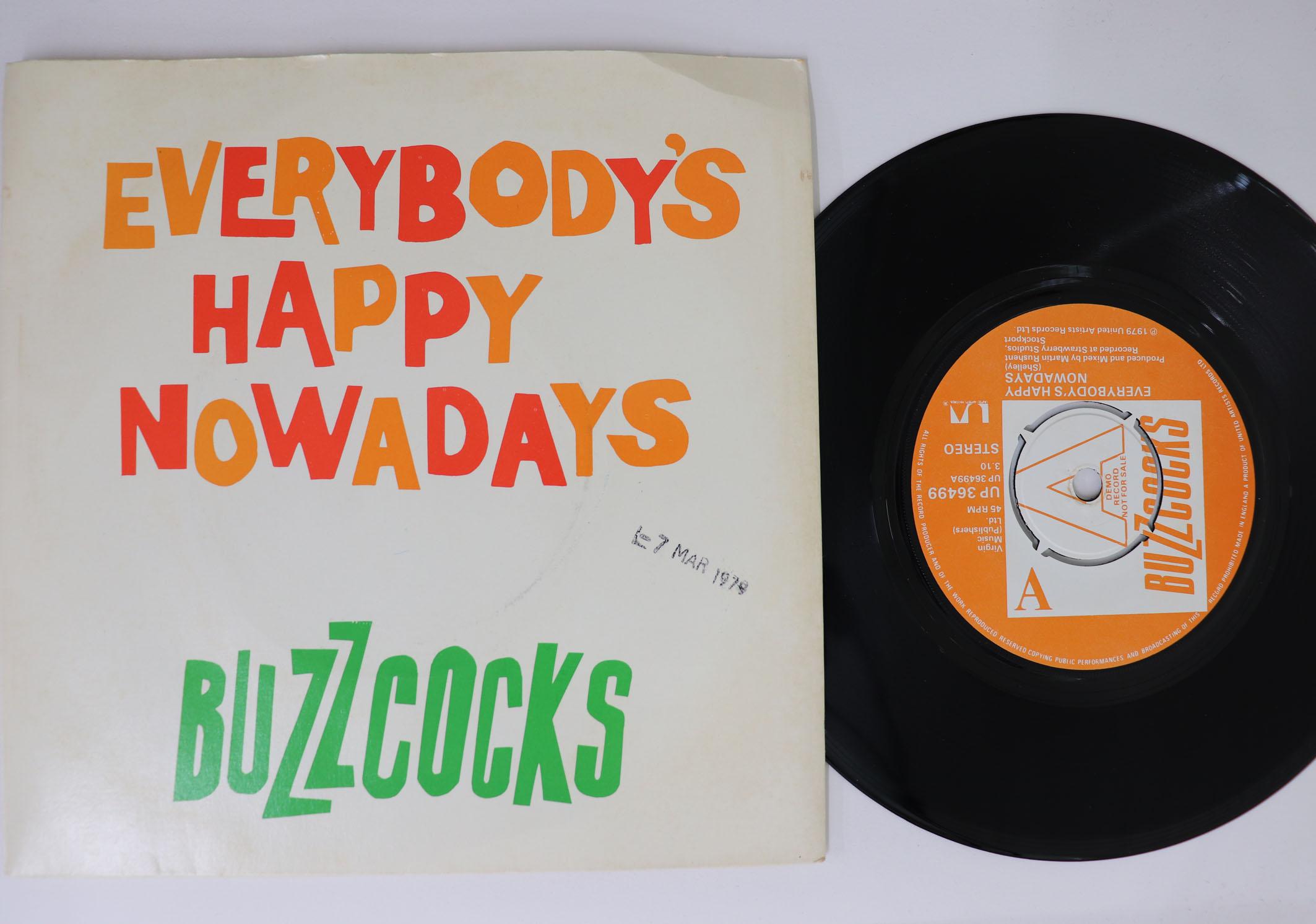 7inch Record BUZZCOCKS Everybodys Happy Nowadays Why Ca UP36499 UNITED ARTISTS 1979 UK Rock Used
7inch Record BUZZCOCKS Everybodys Happy Nowadays Why Ca UP36499 UNITED ARTISTS 1979 UK Rock Used