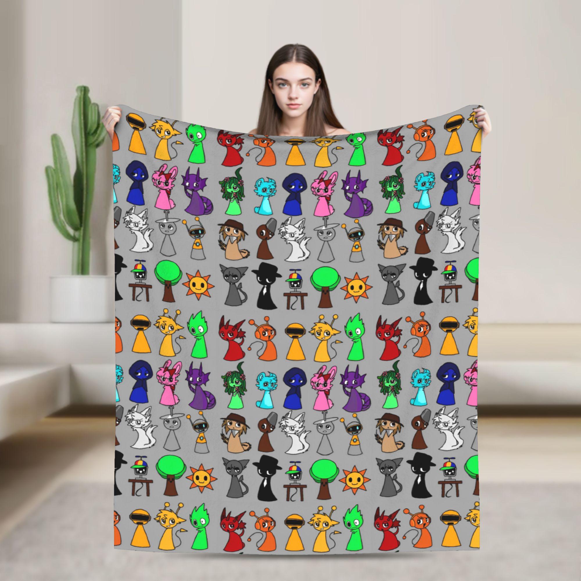 Sprunki Incredibox Плед Гра Фліс Смішний Теплий Плед для Покривала Літо 75x90cm
Sprunki Incredibox Плед Гра Фліс Смішний Теплий Плед для Покривала Літо 75x90cm