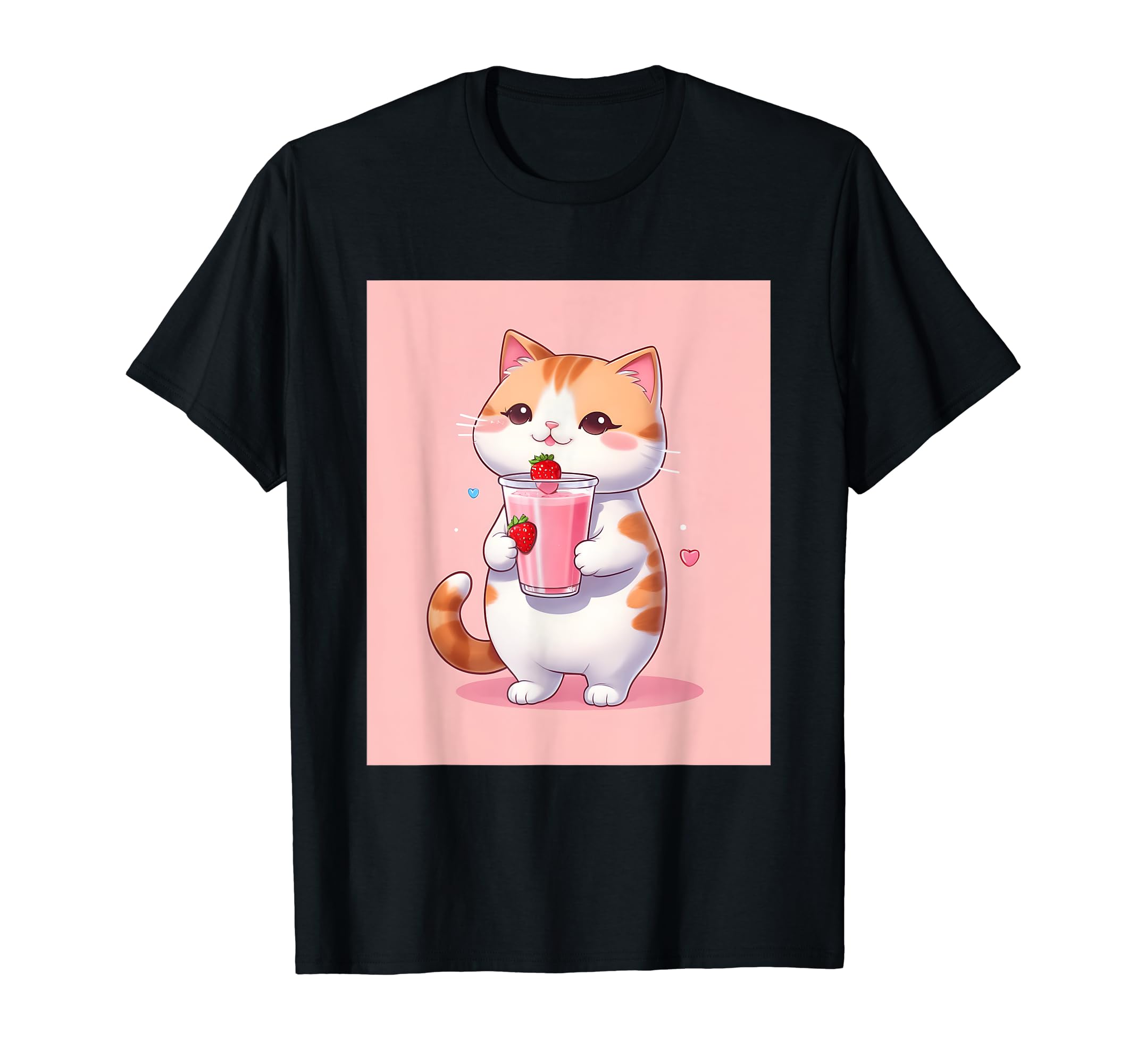 клубничные вещи с принтом Каваи, кошка, молоко, милый, японский, футболка чёрный
клубничные вещи с принтом Каваи, кошка, молоко, милый, японский, футболка чёрный