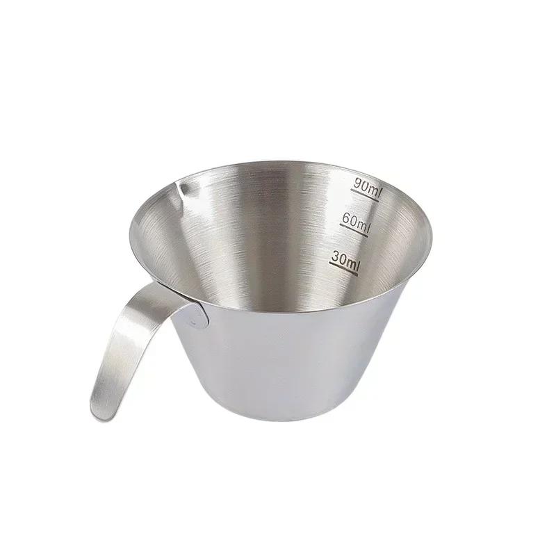 Espresso Measuring Cup With Built In Scale Ounce And 304 Stainless Steel For Accurate For Coffee Brewing And Pouring
Espresso Measuring Cup With Built In Scale Ounce And 304 Stainless Steel For Accurate For Coffee Brewing And Pouring