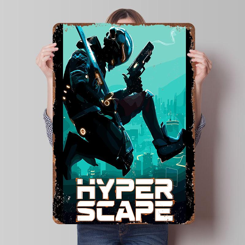 Hyper Scape Game Poster Customized Wall Art Vintage Metal Signs Retro Tin Plaque for Man Cave Aesthetic Room Decor Men Wand Deko 7.9x11.8In(20x30cm)
Hyper Scape Game Poster Customized Wall Art Vintage Metal Signs Retro Tin Plaque for Man Cave Aesthetic Room Decor Men Wand Deko 7.9x11.8In(20x30cm)