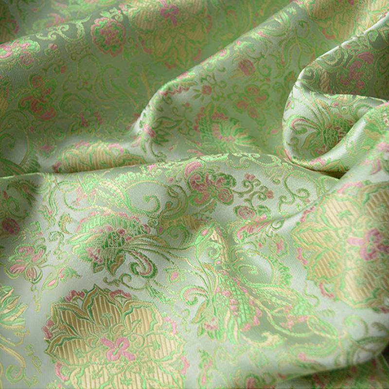Luxury Pastel Brocade Fabric Guanyin Floral Chinese Jacquard for Sewing Tang Suit Vest New Traditional Couture Textile Fabrics 100x145cm
Luxury Pastel Brocade Fabric Guanyin Floral Chinese Jacquard for Sewing Tang Suit Vest New Traditional Couture Textile Fabrics 100x145cm