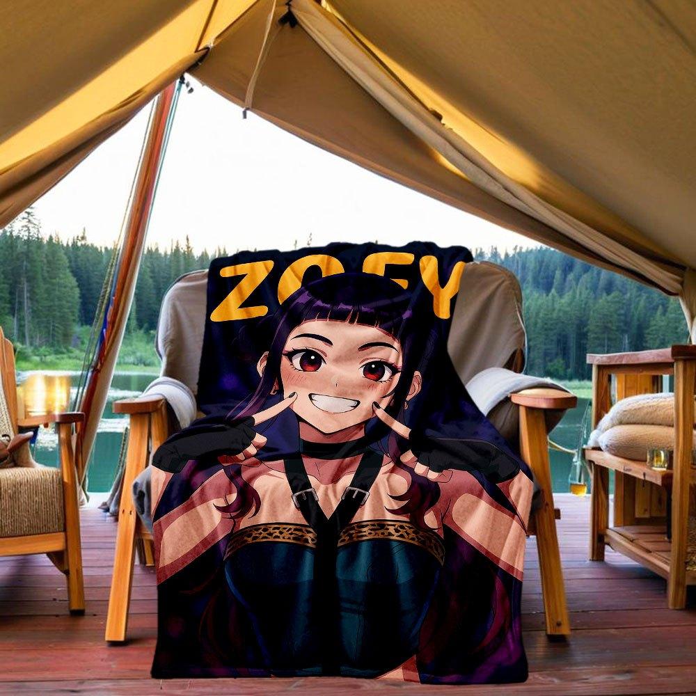 Zoey: The Enigmatic Anime Character Inspired Crop Top Blanket Lightweight Flannel Throw Blanket for Sofa, Bed, Travel, Camping, Livingroom, 130x150cm
Zoey: The Enigmatic Anime Character Inspired Crop Top Blanket Lightweight Flannel Throw Blanket for Sofa, Bed, Travel, Camping, Livingroom, 130x150cm