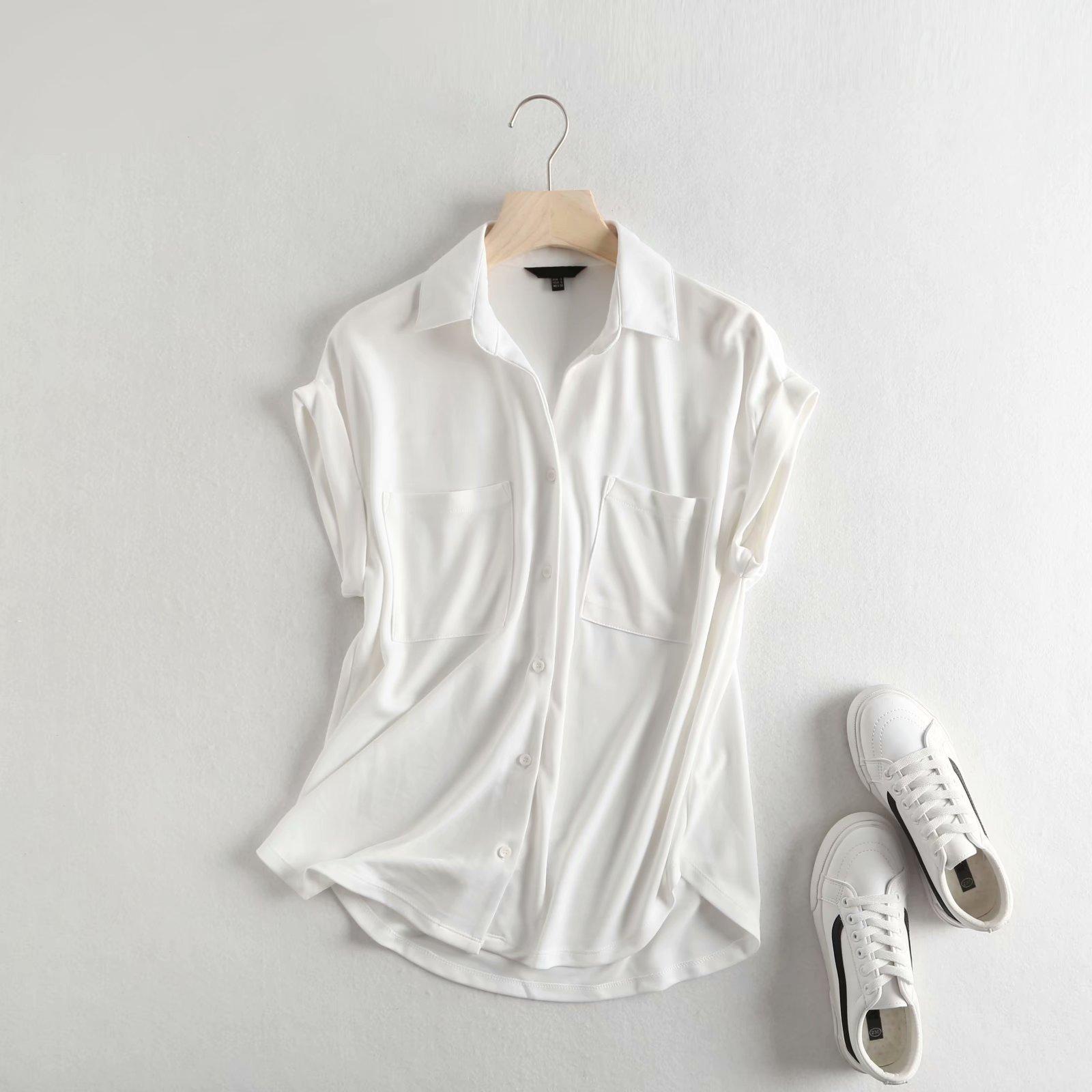 Женская летняя белая блузка высокого качества в стиле ретро с коротким рукавом, шикарная женская рубашка, топы L белый
Женская летняя белая блузка высокого качества в стиле ретро с коротким рукавом, шикарная женская рубашка, топы L белый