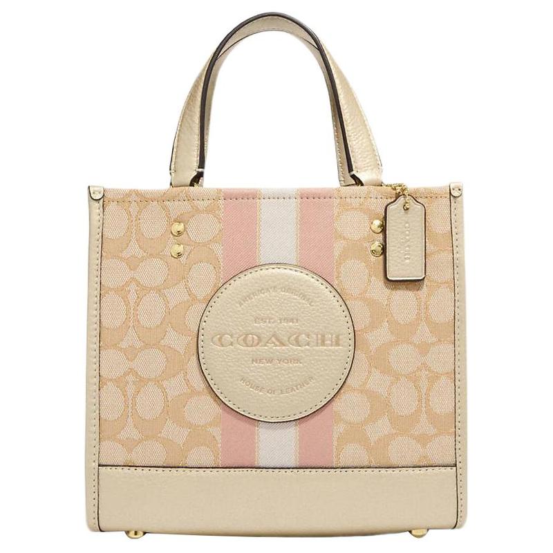 COACH handbag Dempsey 22 Classic presbyopic snap closure Signature jacquard fabric leather and calfskin Tote bag Tote bag shopping bag shoulder коричневий
COACH handbag Dempsey 22 Classic presbyopic snap closure Signature jacquard fabric leather and calfskin Tote bag Tote bag shopping bag shoulder коричневий