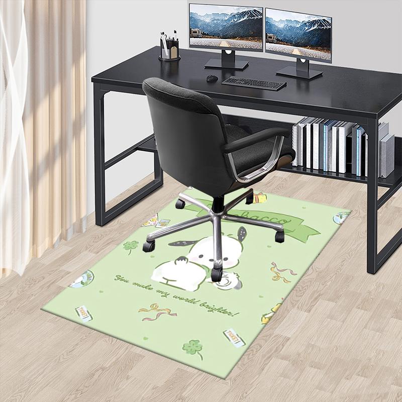 Pochacco Anime Cartoon Design Chair Mat Non-Slip Carpet for Office Home Decoration Living Room Bedroom Game Room Dormitory Gift All Seasons Universal. 60cm by 90cm
Pochacco Anime Cartoon Design Chair Mat Non-Slip Carpet for Office Home Decoration Living Room Bedroom Game Room Dormitory Gift All Seasons Universal. 60cm by 90cm