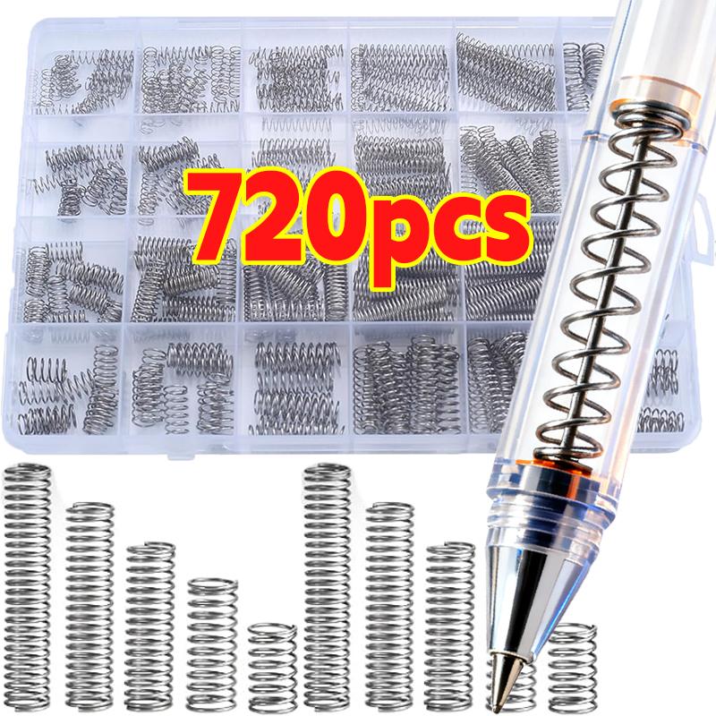 Stainless Steel Compression Springs for Mechanical Repairs DIY Versatile Compression Extension Hardware Spring Assortment Kits 240pcs(1 box)
Stainless Steel Compression Springs for Mechanical Repairs DIY Versatile Compression Extension Hardware Spring Assortment Kits 240pcs(1 box)
