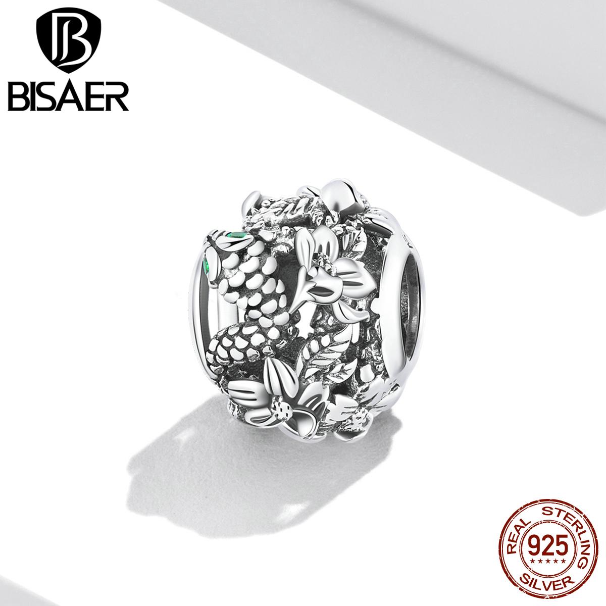 BISAER винтажный шарм в виде змеи, подходит для браслета или браслета из стерлингового серебра 925 пробы, серебряные круглые металлические бусины, ювелирные изделия, новый модный подарок 925 silver
BISAER винтажный шарм в виде змеи, подходит для браслета или браслета из стерлингового серебра 925 пробы, серебряные круглые металлические бусины, ювелирные изделия, новый модный подарок 925 silver