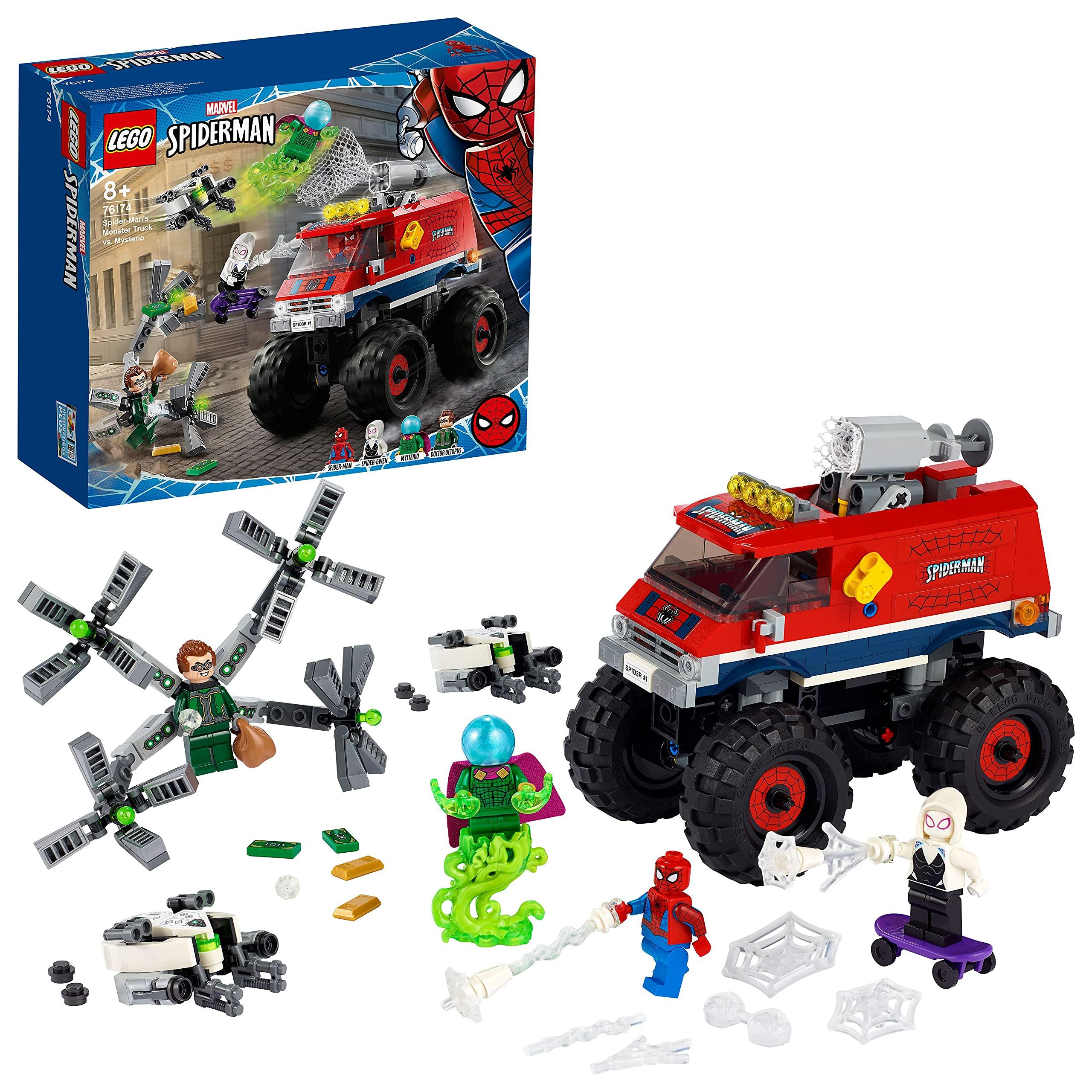 LEGO Super Heroes Monster Truck Mysterio 76174 Человек-паук против.
LEGO Super Heroes Monster Truck Mysterio 76174 Человек-паук против.