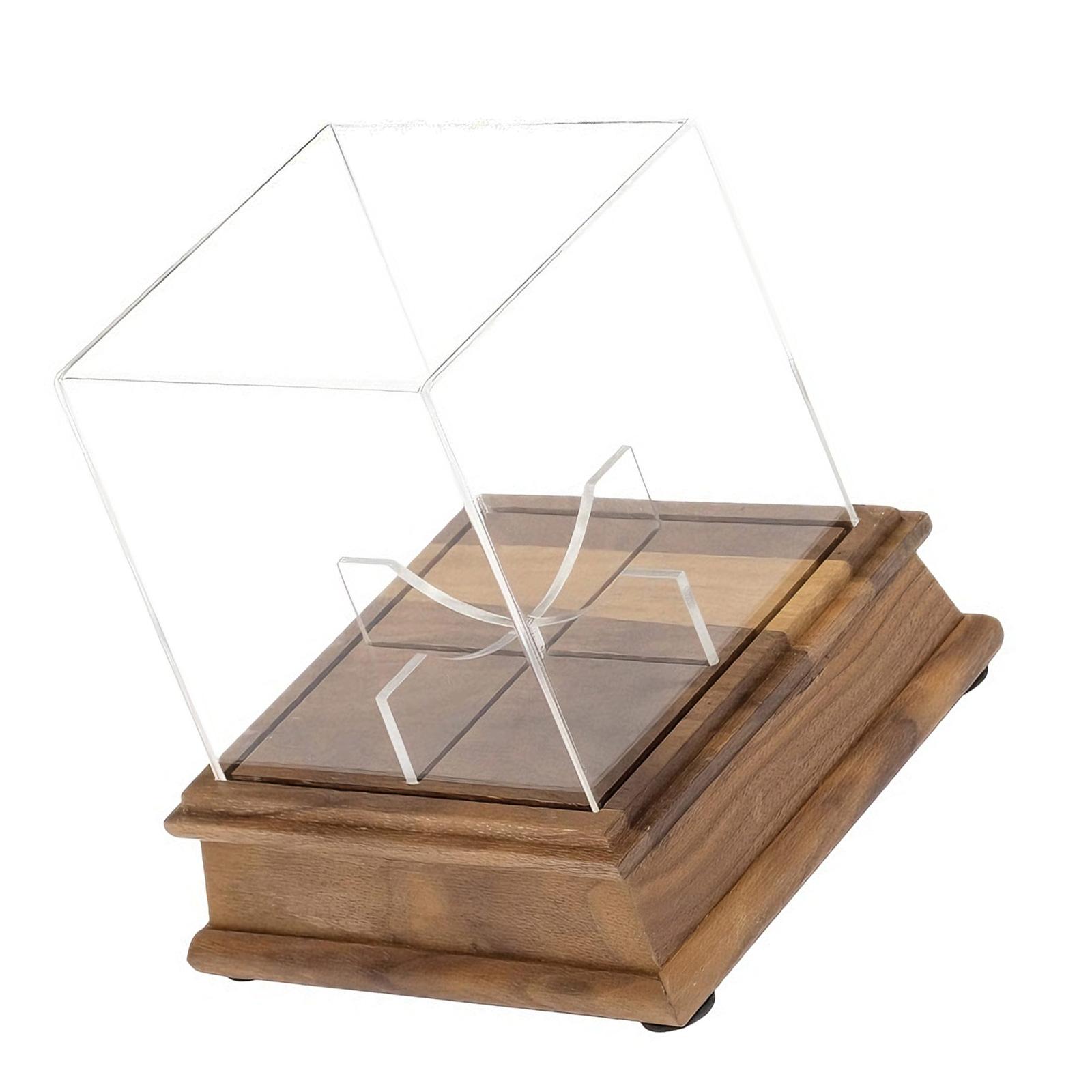 Protective Signature Ball Display Case Solid Wood Base Acrylic Cover Baseball Holder Storage Organiser 1
Protective Signature Ball Display Case Solid Wood Base Acrylic Cover Baseball Holder Storage Organiser 1