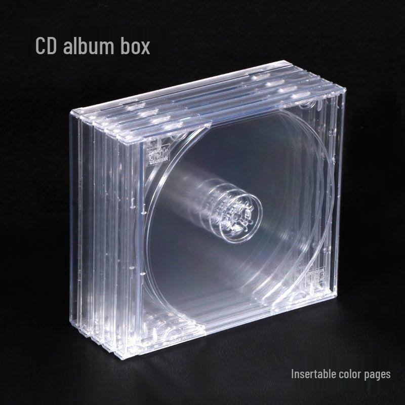 Transparent Acrylic Storage Box for Single or Double Discs with Replaceable Color Page - Free Shipping 1 Piece
Transparent Acrylic Storage Box for Single or Double Discs with Replaceable Color Page - Free Shipping 1 Piece