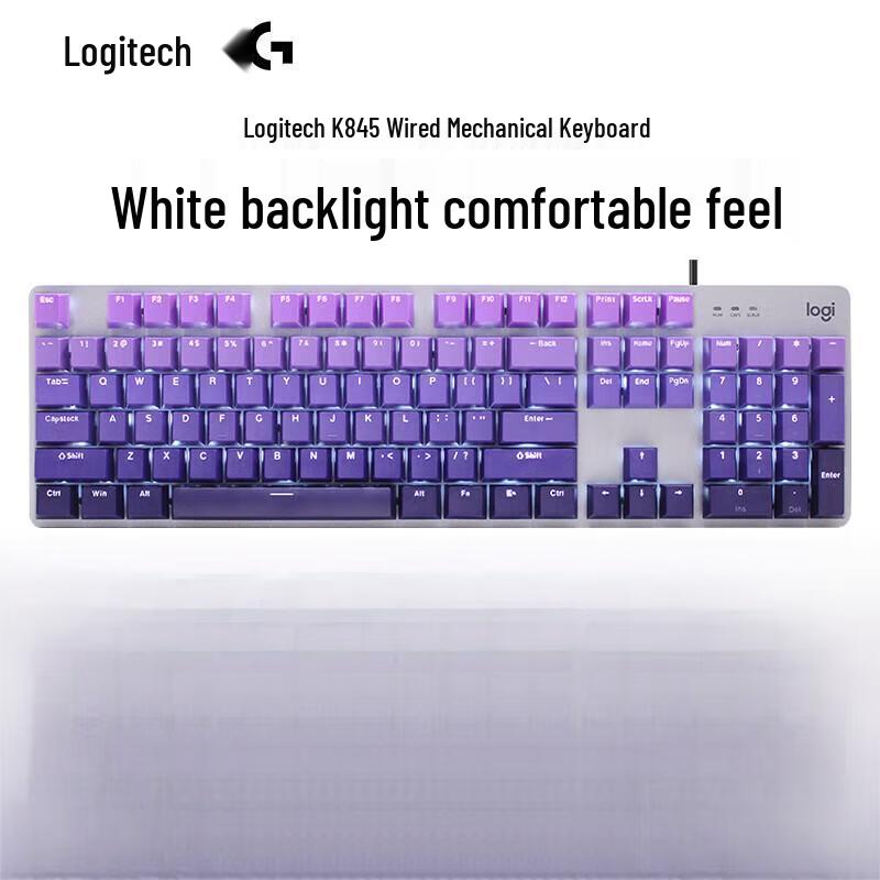 Logitech K845 Wired Full-Size Mechanical Keyboard
Logitech K845 Wired Full-Size Mechanical Keyboard