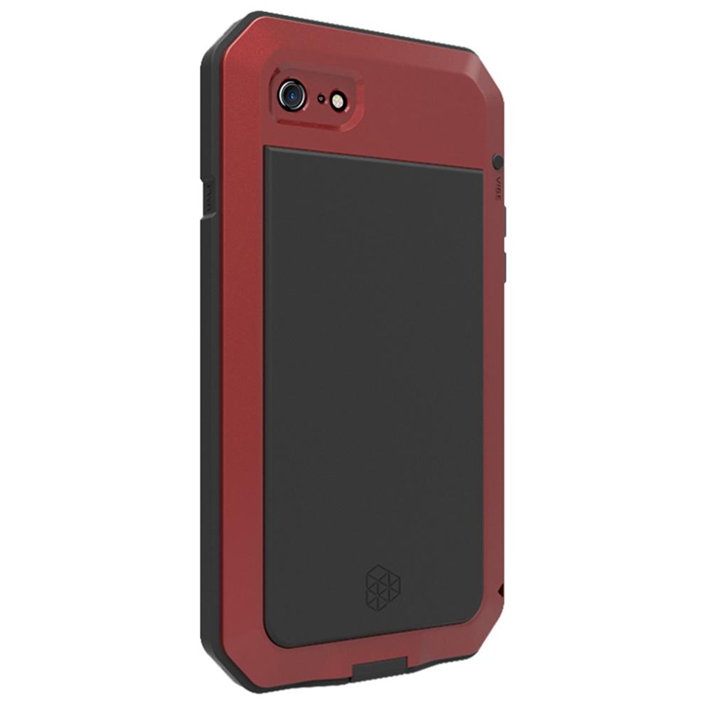 For iPhone SE (2020)/SE (2022)/7 4.7 inch/8 4.7 inch TPU+Metal+Tempered Glass Film Shockproof Phone Case Cover Red
For iPhone SE (2020)/SE (2022)/7 4.7 inch/8 4.7 inch TPU+Metal+Tempered Glass Film Shockproof Phone Case Cover Red