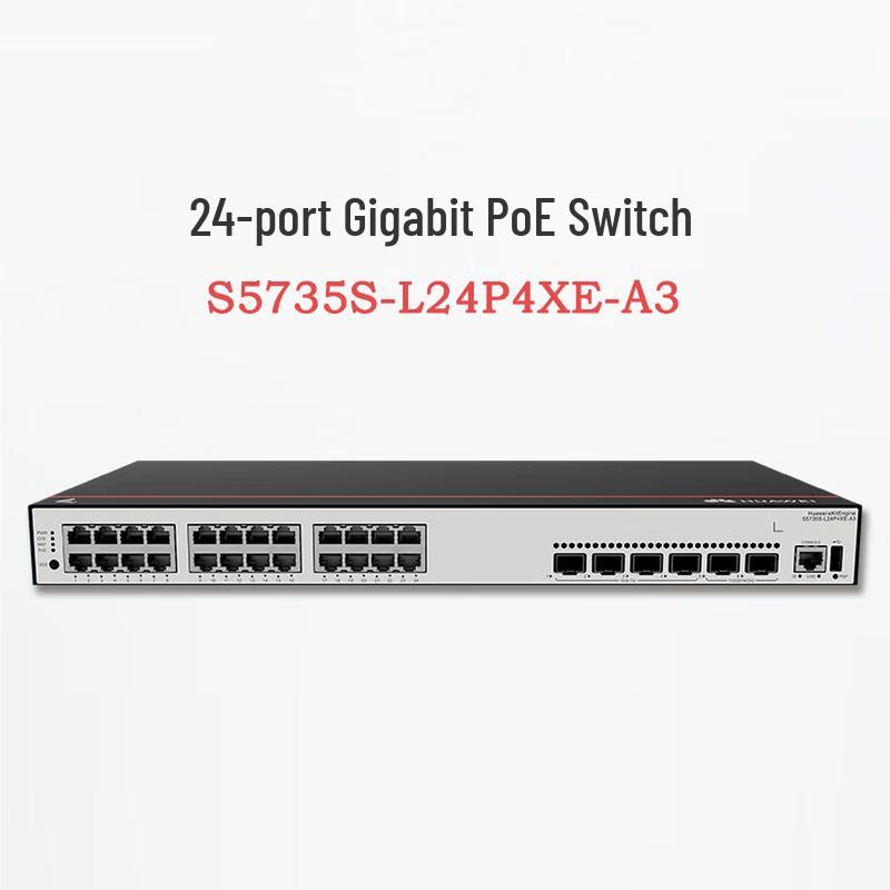 Huawei S5735S-L24P4XE-A3 Managed Layer 3 Switch
Huawei S5735S-L24P4XE-A3 Managed Layer 3 Switch