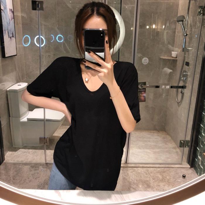 No price reduction #Summer simple and versatile thin t-shirt women s short-sleeved white v-neck half-sleeved t-shirt top bottoming shirt XL
No price reduction #Summer simple and versatile thin t-shirt women s short-sleeved white v-neck half-sleeved t-shirt top bottoming shirt XL