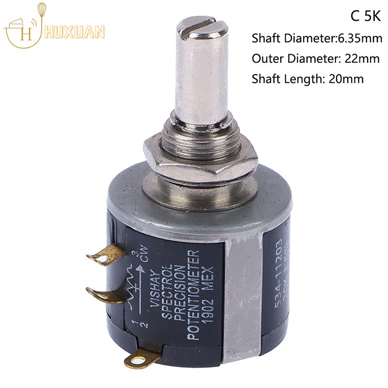 High Quality 1PCS 534-1-1 Spectorl Precision Coil Wire Wound Potentiometer 534 2w 100R 200R 500R 1K 2K 5K 10K 20K 50K 100k
High Quality 1PCS 534-1-1 Spectorl Precision Coil Wire Wound Potentiometer 534 2w 100R 200R 500R 1K 2K 5K 10K 20K 50K 100k