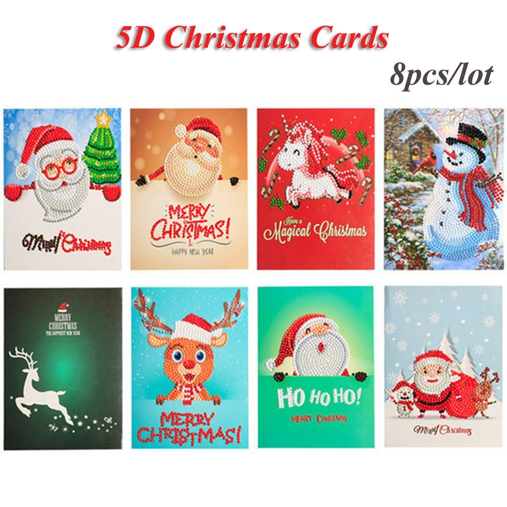 Santa Invitation Card Claus Merry Christmas 5D Greeting Cards DIY Diamond Painting Xmas Postcards
Santa Invitation Card Claus Merry Christmas 5D Greeting Cards DIY Diamond Painting Xmas Postcards