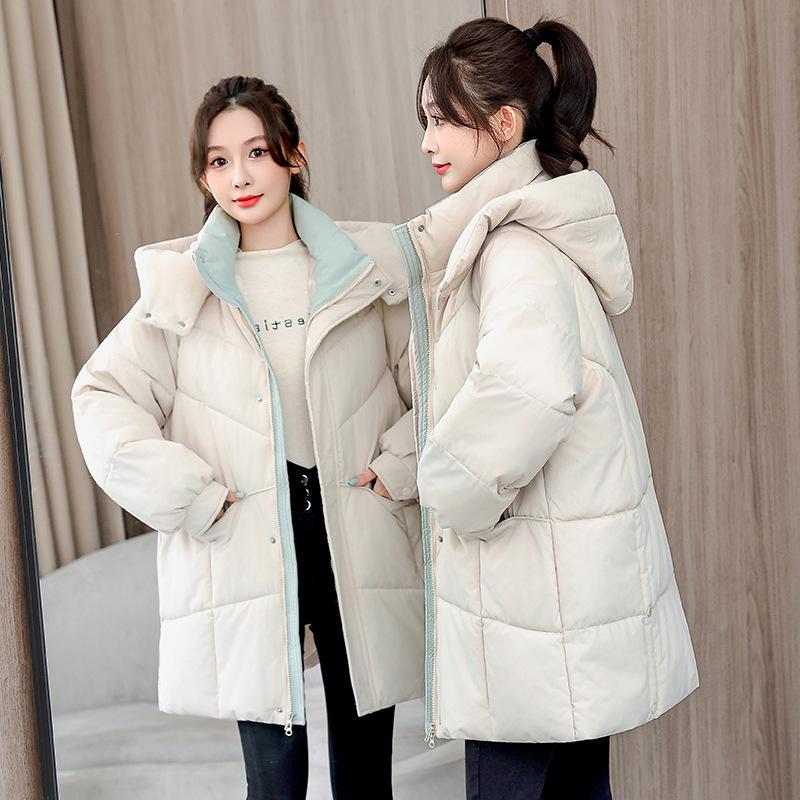Новая зимняя куртка с капюшоном, универсальная хлопковая куртка, свободная хлопковая куртка, модная куртка средней длины, теплая хлопковая куртка, женская куртка M белый
Новая зимняя куртка с капюшоном, универсальная хлопковая куртка, свободная хлопковая куртка, модная куртка средней длины, теплая хлопковая куртка, женская куртка M белый