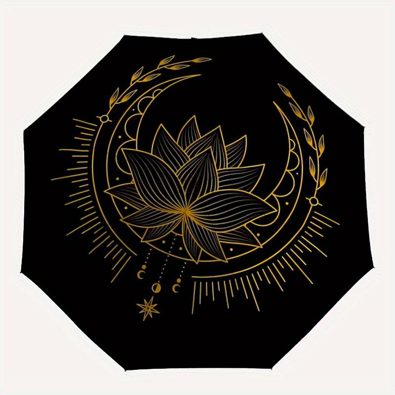 1pc Lotus Mandala Automatic Open/close Folding Compact Umbrella, 8-Rib Sturdy Canopy, Lightweight Portable, Everyday Use, Gift, Outdoor Umbrella, Trav
1pc Lotus Mandala Automatic Open/close Folding Compact Umbrella, 8-Rib Sturdy Canopy, Lightweight Portable, Everyday Use, Gift, Outdoor Umbrella, Trav