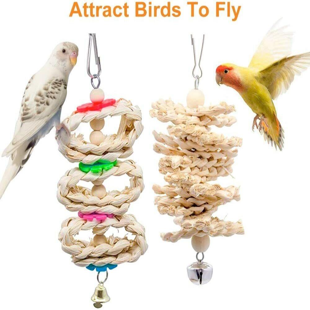 Budgie Bite Bird Supplies Beaks Parrots Bird Toys Set Swing Ball Cage Parrot Toys Hanging Hammock 
Budgie Bite Bird Supplies Beaks Parrots Bird Toys Set Swing Ball Cage Parrot Toys Hanging Hammock
