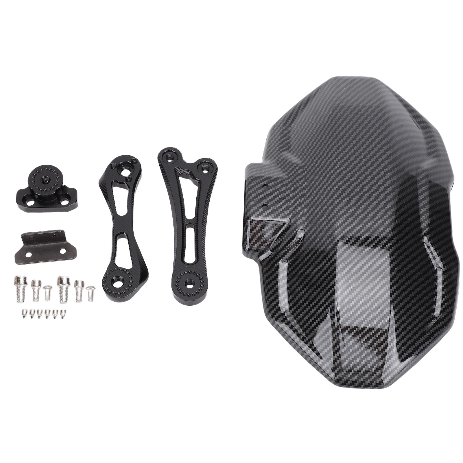 Motorcycle Rear Mudguard Carbon Fiber Look Tire Splash Guard with Mounting Bracket Replacement for
Motorcycle Rear Mudguard Carbon Fiber Look Tire Splash Guard with Mounting Bracket Replacement for