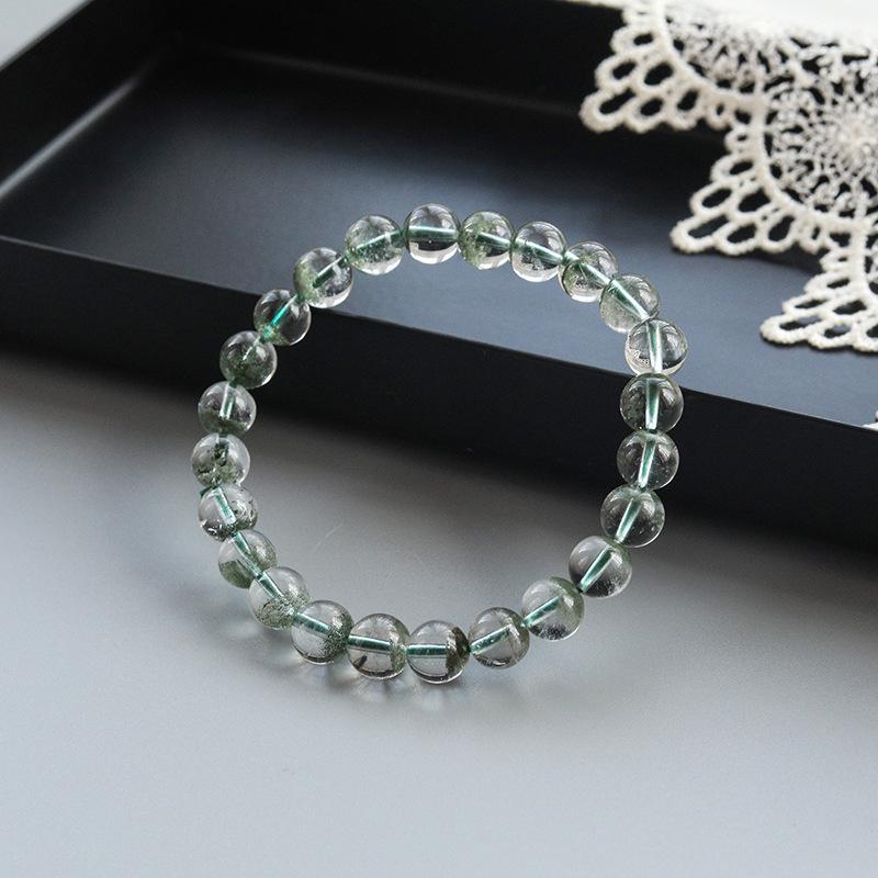 Natural Green Phantom Sky Crystal Beaded Bracelet for Women - Summer Jewelry 6mm single circle (~29 beads)
Natural Green Phantom Sky Crystal Beaded Bracelet for Women - Summer Jewelry 6mm single circle (~29 beads)