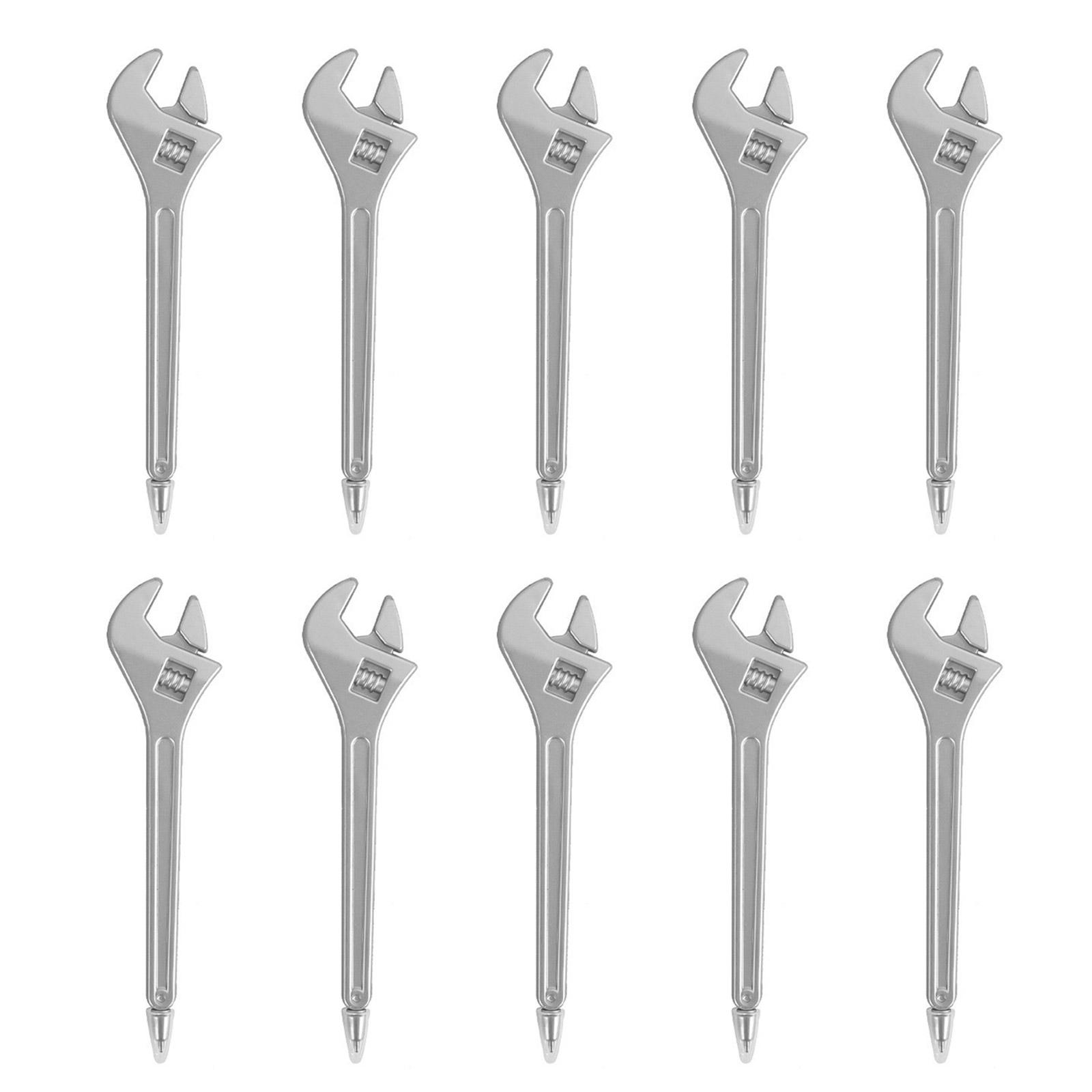 10 шт./набор 0,5 мм гелевая ручка в форме молотка креативная ручка в форме аппаратного обеспечения гладкая ручка для письма шариковая ручка в форме гаечного ключа A