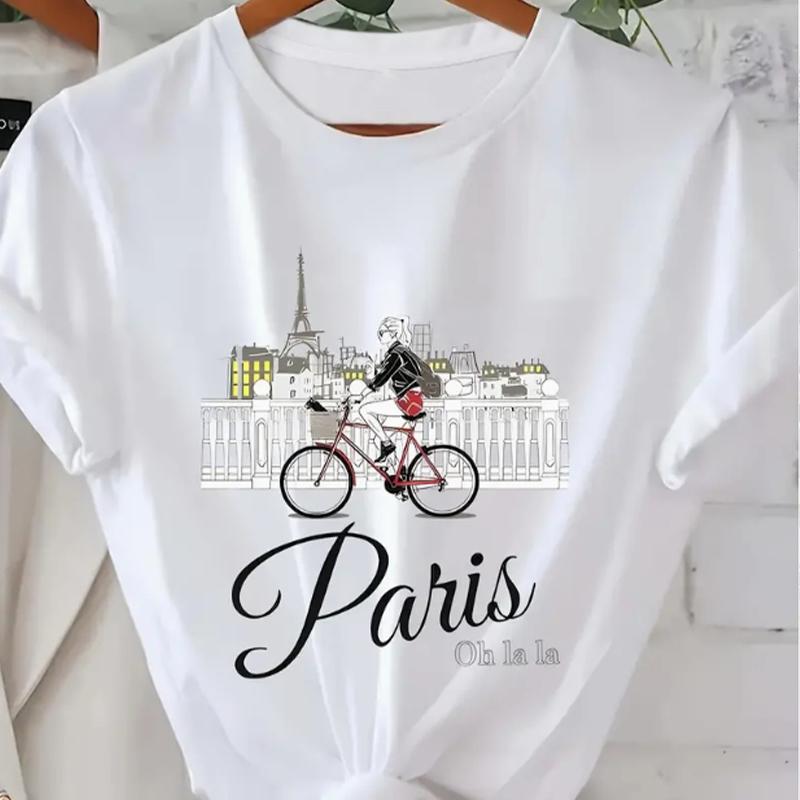 Модна жіноча футболка з принтом із красивим міським пейзажем, смішна повсякденна футболка з круглим вирізом і короткими рукавами, літня жіноча футболка 8XL жовтий
Модна жіноча футболка з принтом із красивим міським пейзажем, смішна повсякденна футболка з круглим вирізом і короткими рукавами, літня жіноча футболка 8XL жовтий