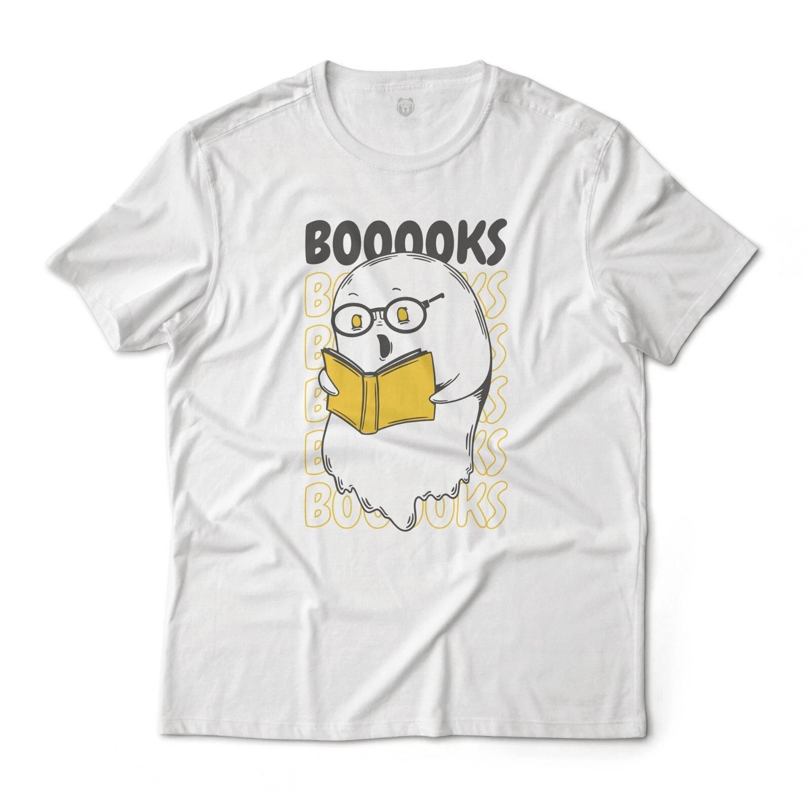 Books Boooo Ghost Reading Pun Cute Graphic T-T-Shirt Lightweight Cotton Tee 2XL
Books Boooo Ghost Reading Pun Cute Graphic T-T-Shirt Lightweight Cotton Tee 2XL