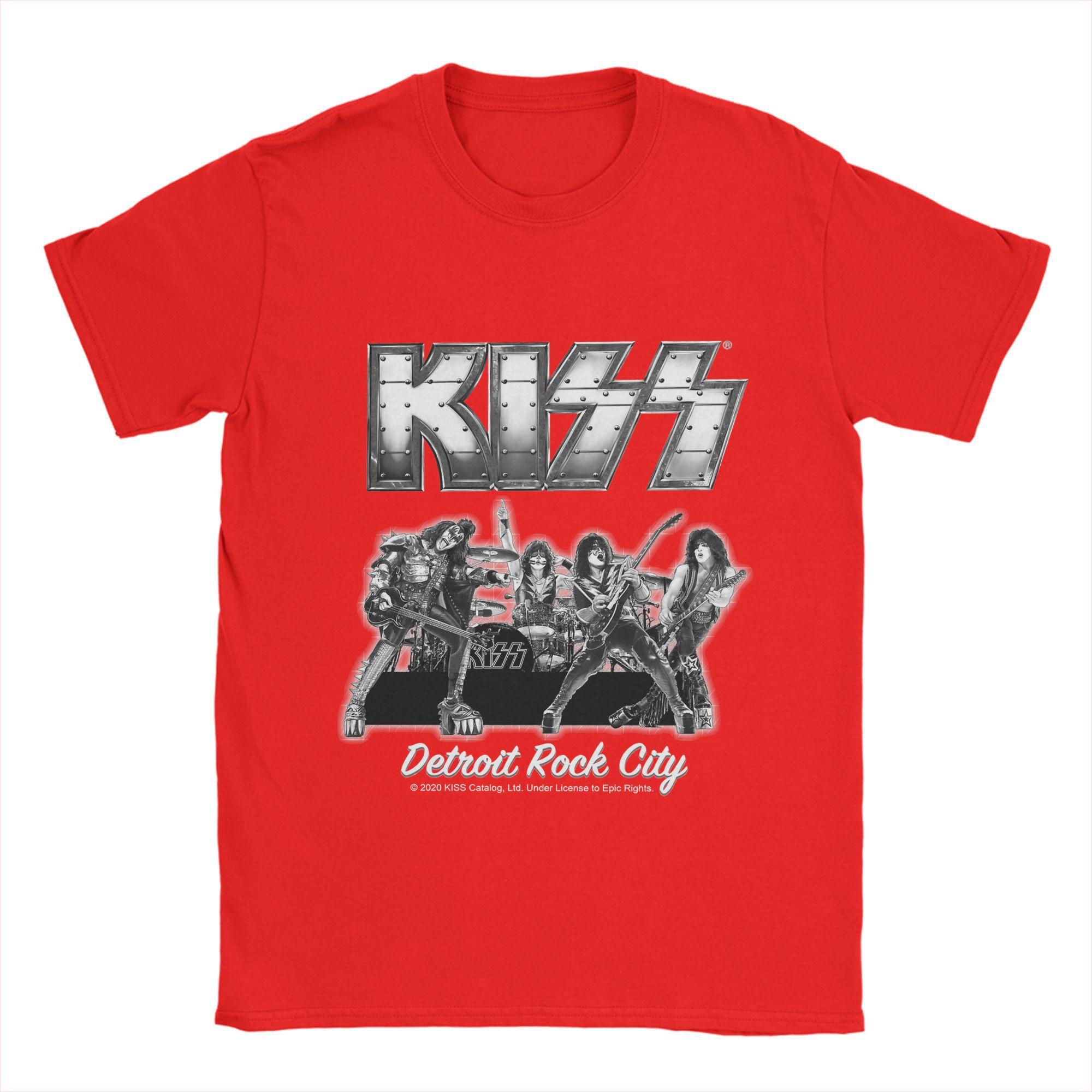 Мужская футболка группа KISS Рок Забавная 100% Хлопок Футболка с коротким рукавом Футболка с круглым вырезом Топы Большого размера S
Мужская футболка группа KISS Рок Забавная 100% Хлопок Футболка с коротким рукавом Футболка с круглым вырезом Топы Большого размера S