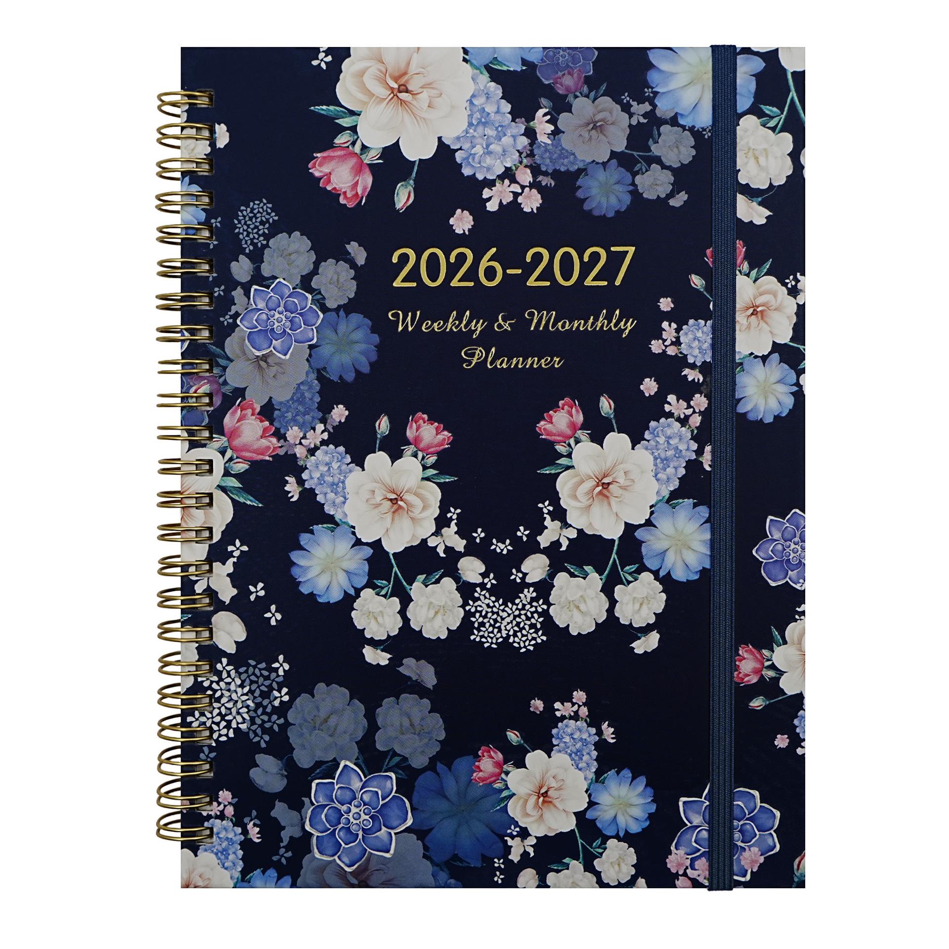 A5 Spiral Notebook with Strap Binding, 2026-2027 Bilingual Weekly Planner, Customizable A5
A5 Spiral Notebook with Strap Binding, 2026-2027 Bilingual Weekly Planner, Customizable A5
