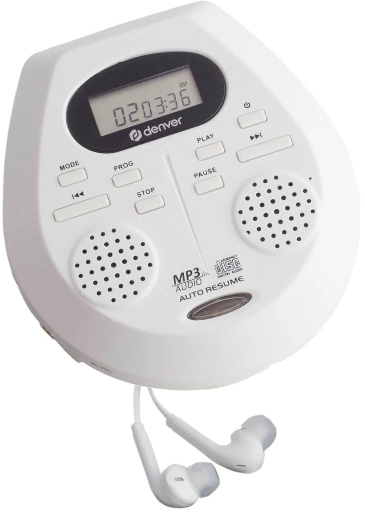 Denver DMP-395W portable CD/MP3 player with antishock function and bass boost, Denver білий
Denver DMP-395W portable CD/MP3 player with antishock function and bass boost, Denver білий