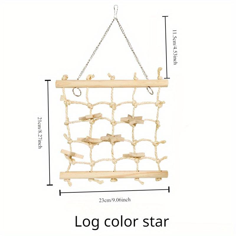 1pc Parrot Foraging & Climbing Net, Chewable Bird Toy with Swing for Mental Stimulation, Boredom Relief, Cage Activity
1pc Parrot Foraging & Climbing Net, Chewable Bird Toy with Swing for Mental Stimulation, Boredom Relief, Cage Activity