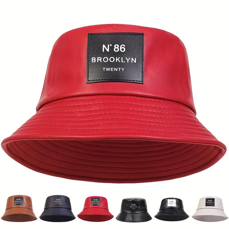 Унисекс Brooklyn Leather Label Bucket Hat PU Leather Fisherman Hat Outdoor Travel Hat Sunscreen Hats for Men Women Bucket Hats красный
Унисекс Brooklyn Leather Label Bucket Hat PU Leather Fisherman Hat Outdoor Travel Hat Sunscreen Hats for Men Women Bucket Hats красный
