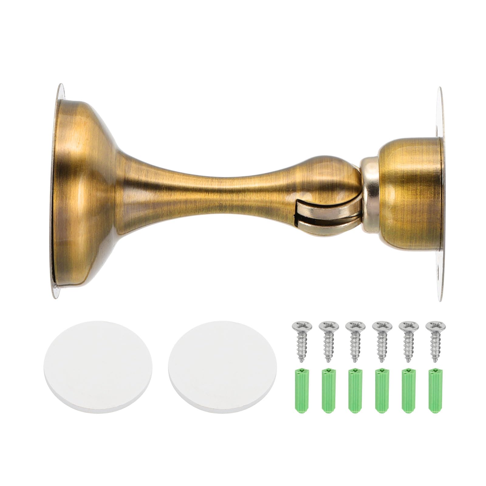 uxcell Magnetic Door Stop, Stainless Steel Wall-Mounted or Floor-Standing Door Holder, Holds Door Open for Home Office or Closet, Gold Bronze
uxcell Magnetic Door Stop, Stainless Steel Wall-Mounted or Floor-Standing Door Holder, Holds Door Open for Home Office or Closet, Gold Bronze