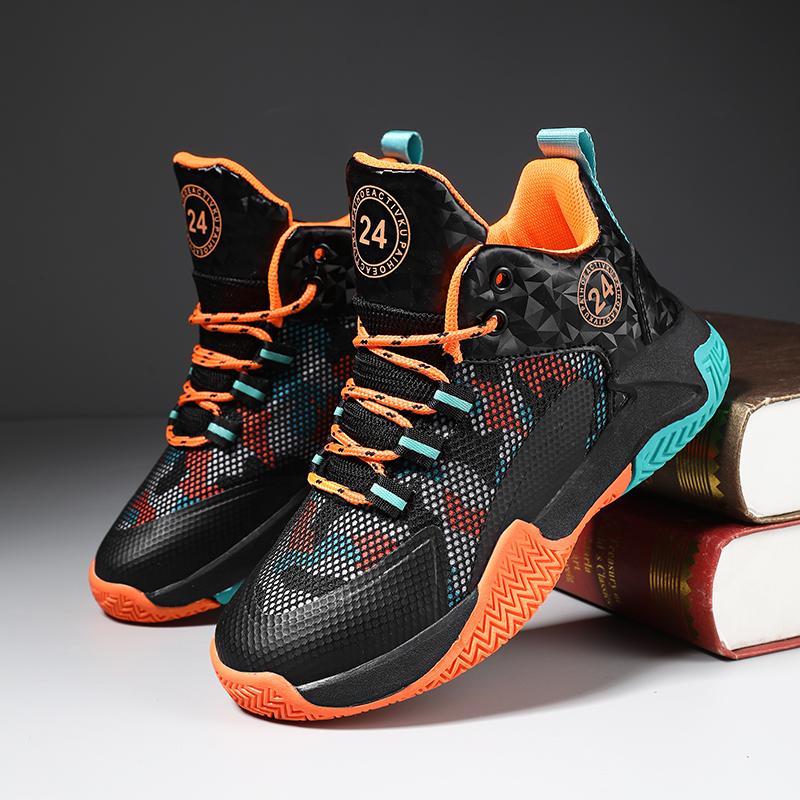 Fashion Design Kids Basketball Shoes High-Top Ankle Support Sneakers Breathable Mesh Boys Girls Sports Sneakers Shock Absorption 31
Fashion Design Kids Basketball Shoes High-Top Ankle Support Sneakers Breathable Mesh Boys Girls Sports Sneakers Shock Absorption 31