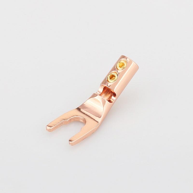 4Pcs Y Spade Connector Plug Fork Banana Connectors Brass Copper Rhodium Plated Plug Speaker Amplifier Cable Video Audio Jack 4pcs
4Pcs Y Spade Connector Plug Fork Banana Connectors Brass Copper Rhodium Plated Plug Speaker Amplifier Cable Video Audio Jack 4pcs
