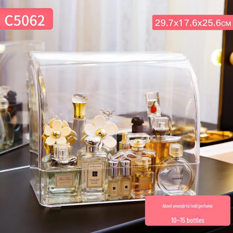 Органайзер для косметики знаменитостей: Пилозахисна полиця для зберігання з відкидною кришкою для макіяжу, аксесуарів для бороди, догляду за шкірою та парфумів
Органайзер для косметики знаменитостей: Пилозахисна полиця для зберігання з відкидною кришкою для макіяжу, аксесуарів для бороди, догляду за шкірою та парфумів