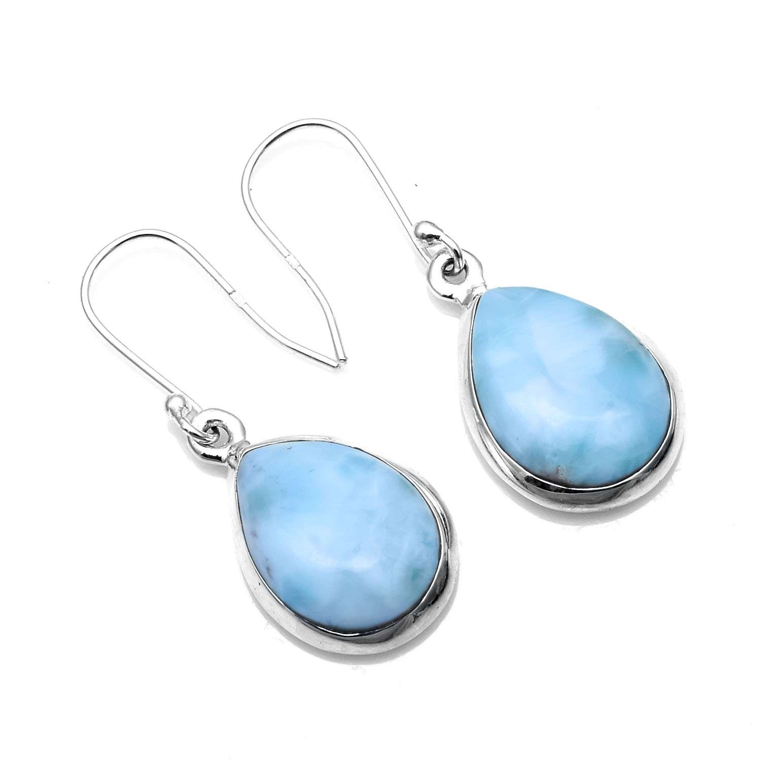 Larimar Gemstone Earrings Solid 925 Sterling Silver Handmade Earrings Jewelry Gift For Women And Girls E-1234
Larimar Gemstone Earrings Solid 925 Sterling Silver Handmade Earrings Jewelry Gift For Women And Girls E-1234