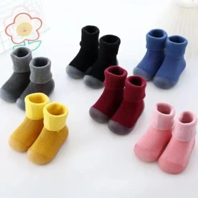 Autumn Winter Baby Floor Socks Non Slip Soft Sole Cartoon Baby Socks Plush Thickened Anti Cool Walking Socks and Shoes 18-19 11.5cm
Autumn Winter Baby Floor Socks Non Slip Soft Sole Cartoon Baby Socks Plush Thickened Anti Cool Walking Socks and Shoes 18-19 11.5cm