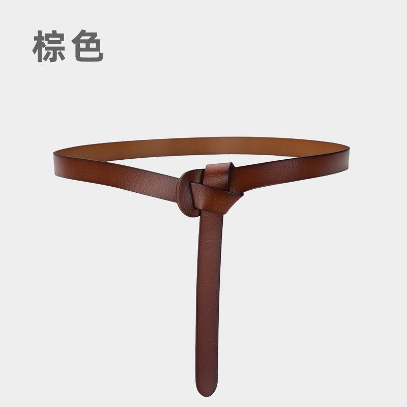 Cowhide Belt Women S Xiaoxi Decorative Trench Coat Sweater Knotted Women S Leather Belt 110cm
Cowhide Belt Women S Xiaoxi Decorative Trench Coat Sweater Knotted Women S Leather Belt 110cm