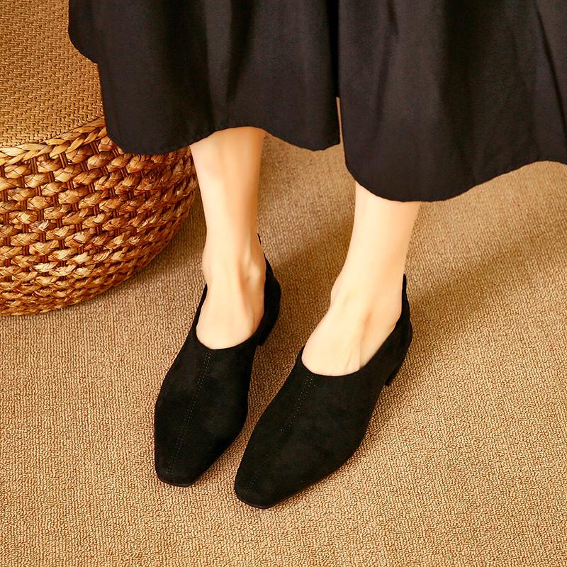 Удобные Элегантные С квадратным носком С мелким вырезом Простые Однотонные Замшевые Для педикюра Женские На толстом каблуке На низком каблуке Профессиональные Одинарные туфли 35 чёрный
Удобные Элегантные С квадратным носком С мелким вырезом Простые Однотонные Замшевые Для педикюра Женские На толстом каблуке На низком каблуке Профессиональные Одинарные туфли 35 чёрный