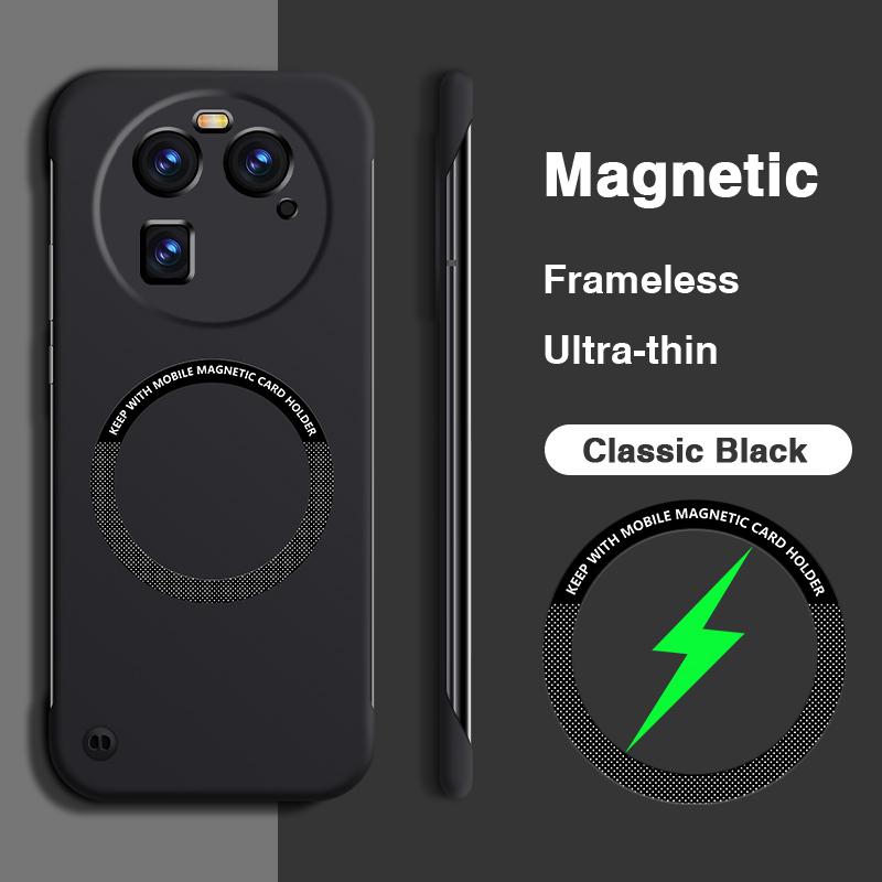 Thin Frameless Phone Case for OPPO Find X6 Pro X6Pro 5G Armor Magnetic Wireless Charge Camera Protection Back Cover Shell Fundas OPPO Find X6 Pro
Thin Frameless Phone Case for OPPO Find X6 Pro X6Pro 5G Armor Magnetic Wireless Charge Camera Protection Back Cover Shell Fundas OPPO Find X6 Pro